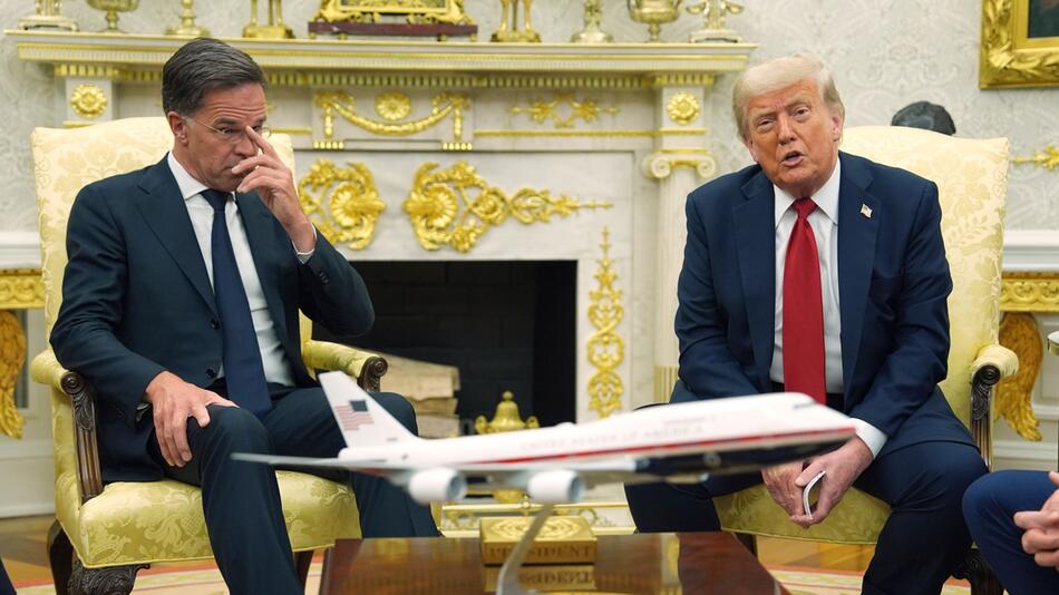 NATO-Generalsekretär Rutte bei US-Präsident Trump