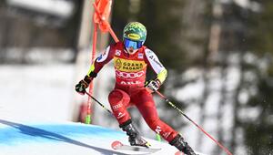 Julia Scheib auf dem Weg zum Sieg und der kleinen Kugel