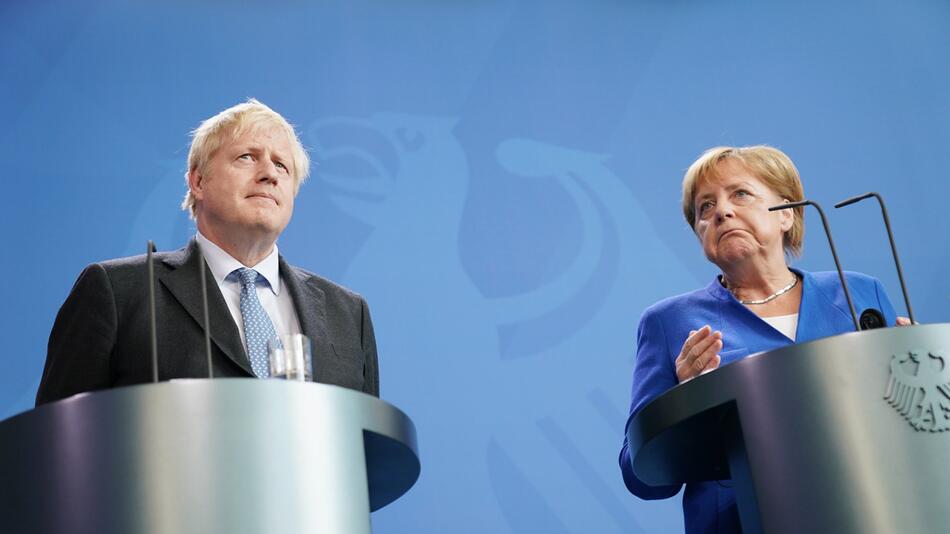 Britischer Premierminister Boris Johnson in Berlin