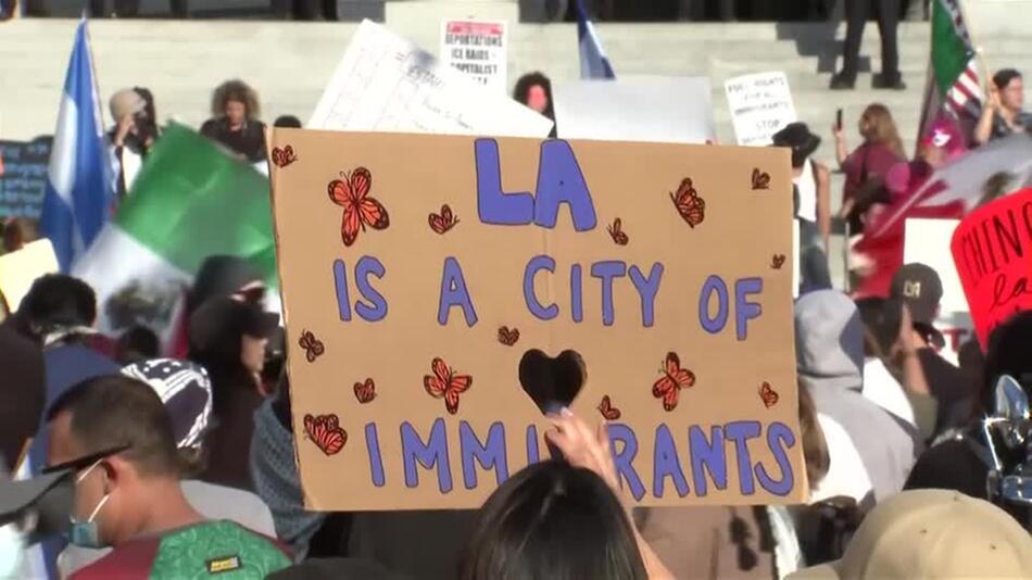 Lage in Los Angeles weitgehend friedlich, Marines zu Festnahmen befugt