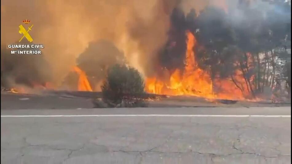 Kampf gegen Waldbrände: Spanien erlebt schlimmste Feuer seit 20 Jahren