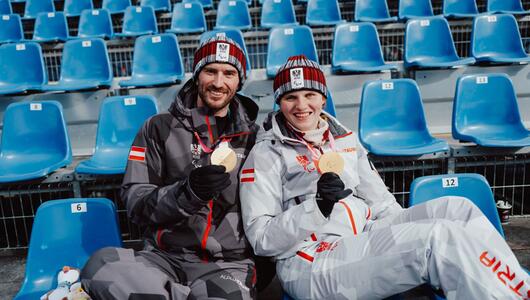 Erfolsduo Eric Digruber und Veronika Aigner
