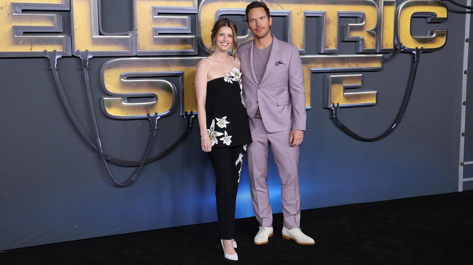 Katherine Schwarzenegger und Chris Pratt besuchten die "The Electric State"-Premiere gemeinsam.