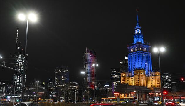 Polnische Hauptstadt Warschau