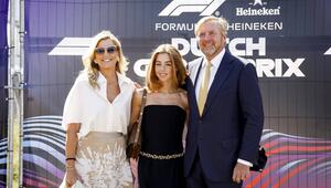 Königin Máxima (l.), Prinzessin Alexia und König Willem-Alexander besuchen den Großen Preis der ...