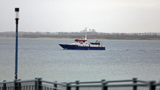 Polizeiboot in der Wismarer Bucht