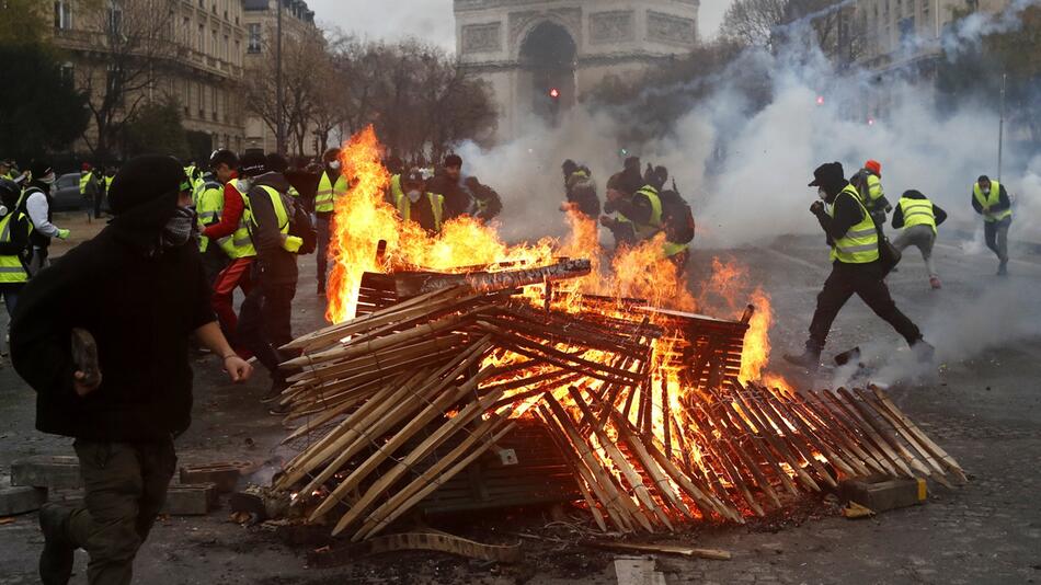 Demonstration in Frankreich