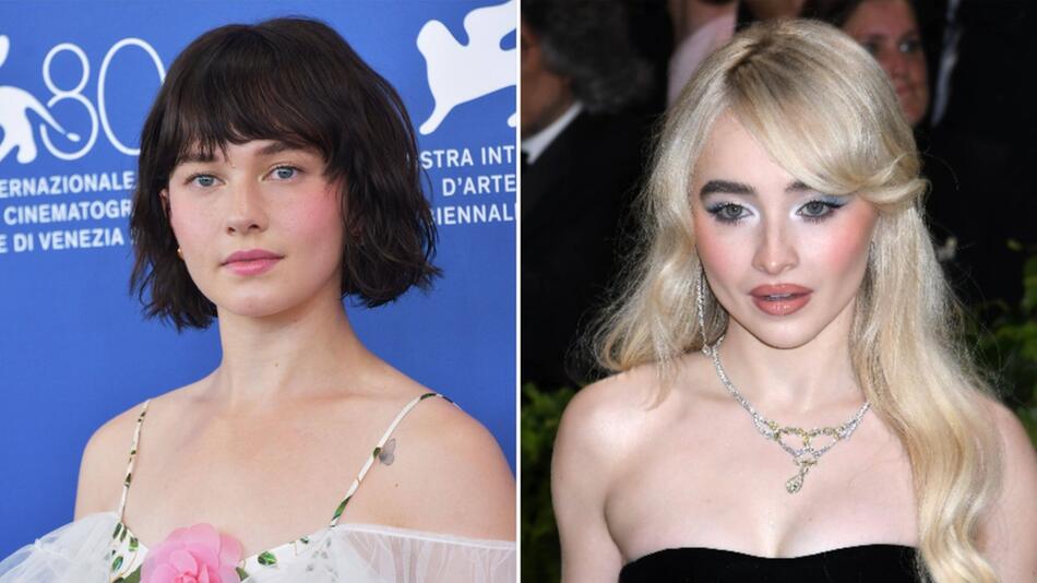 Cailee Spaeny und Sabrina Carpenter haben den Beauty-Trend "Boyfriend Blush" bereits für sich ...