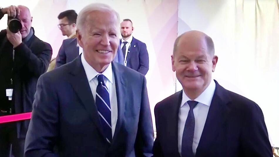 Scholz und Biden beschwören Zusammenarbeit bei Ukraine und Nahost