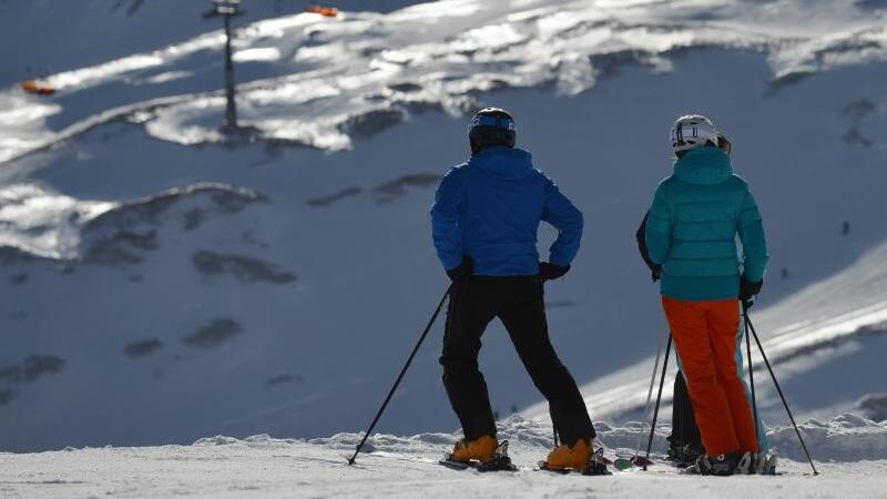 Skifahren auf der Zugspitze