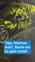 Ups, falsches Auto: Rache am Ex geht mächtig schief