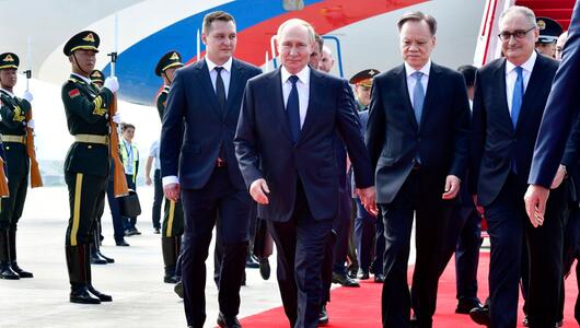 Russlands Präsident Putin auf offiziellem Besuch in China