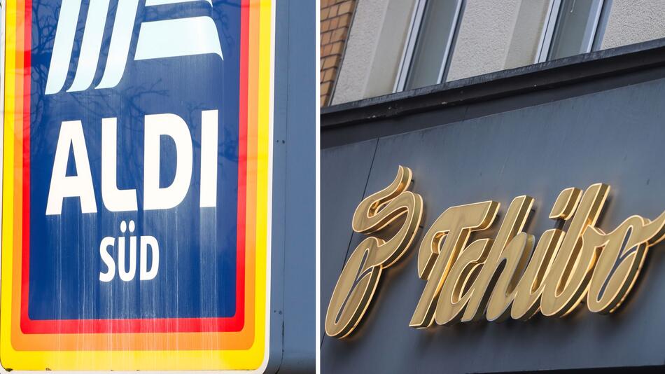 Aldi Süd und Tchibo