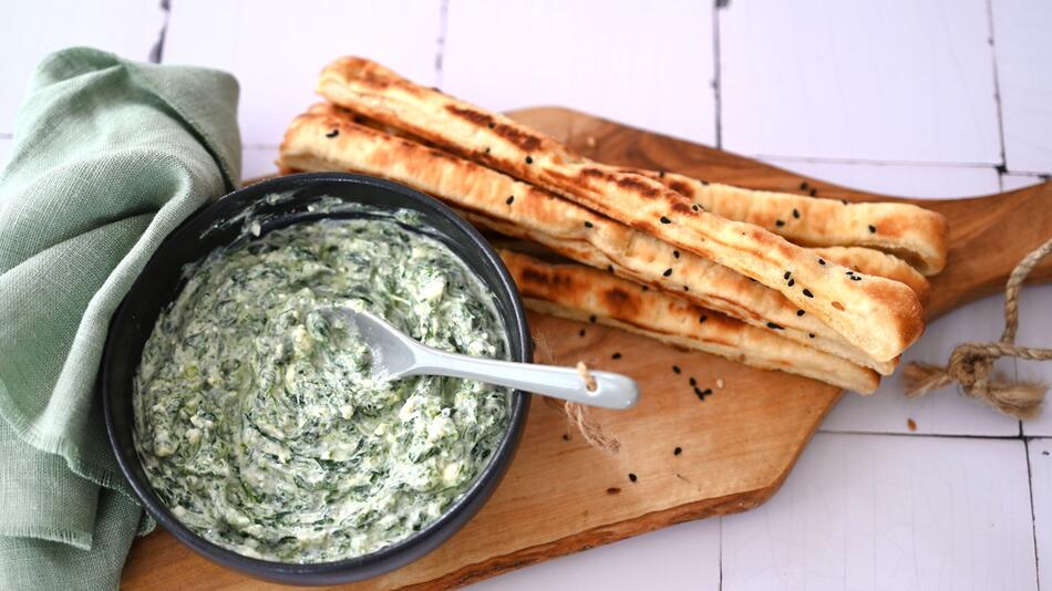 Spinat-Joghurt-Dip