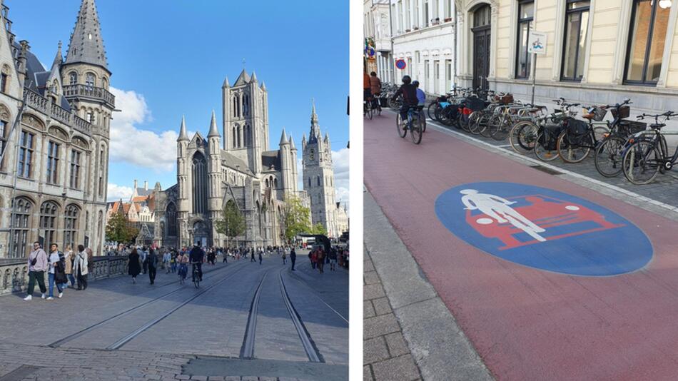 Gent: Fahrradstraßen in der gesamten Stadt
