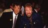 Sylvester Stallone (l.) und Chuck Norris in den 1980er Jahren.