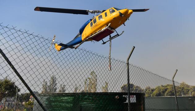 Löschhubschrauber in Griechenland abgestürzt
