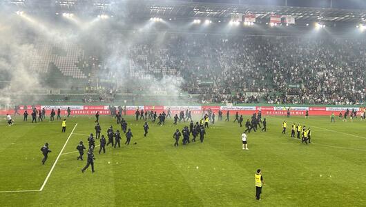 Das große Wiener Derby endete mit unschönen Szenen