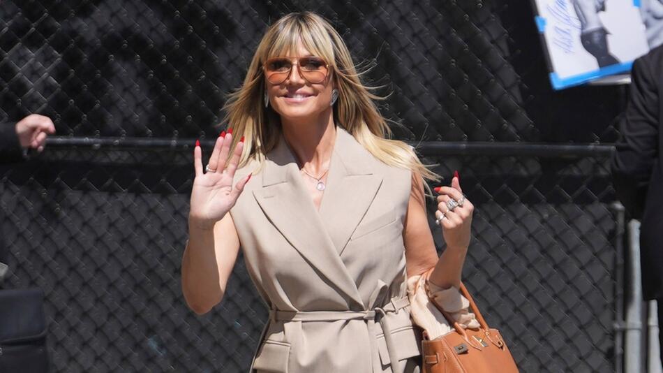 Heidi Klum Ende Juni 2025 vor einer TV-Aufzeichnung in Hollywood.