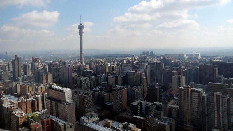 Blick über Johannesburg