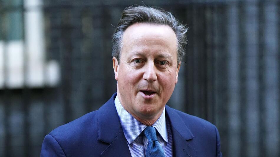 Britischer Außenminister David Cameron