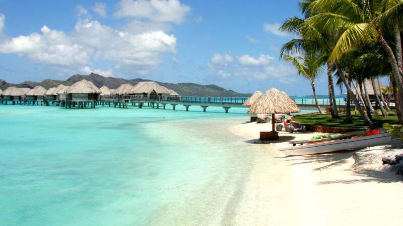 Baden auf Bora Bora