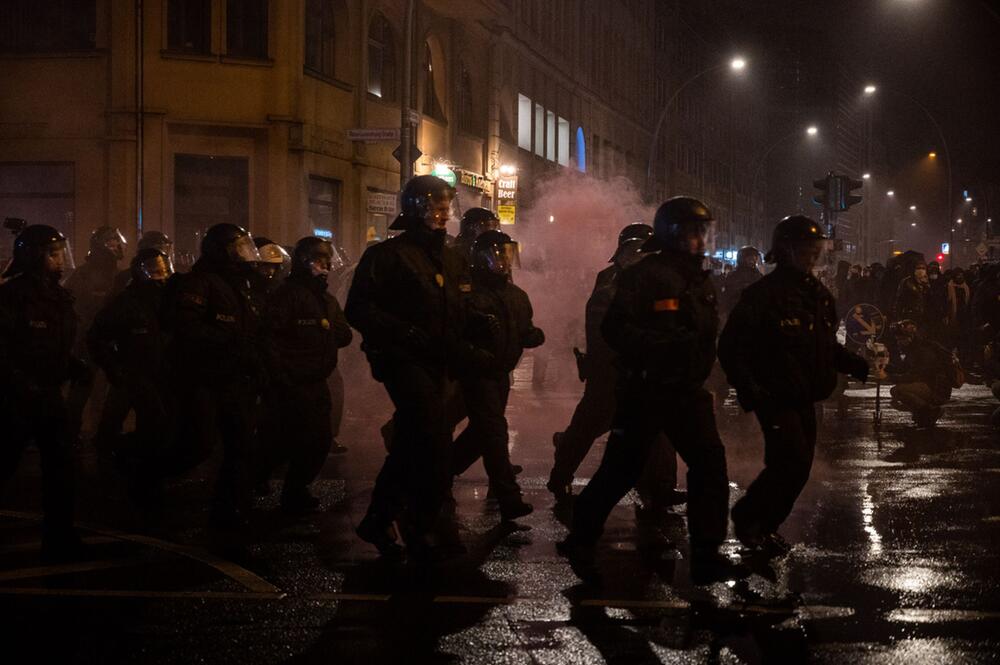 Demonstration nach Räumung von «Liebig 34»