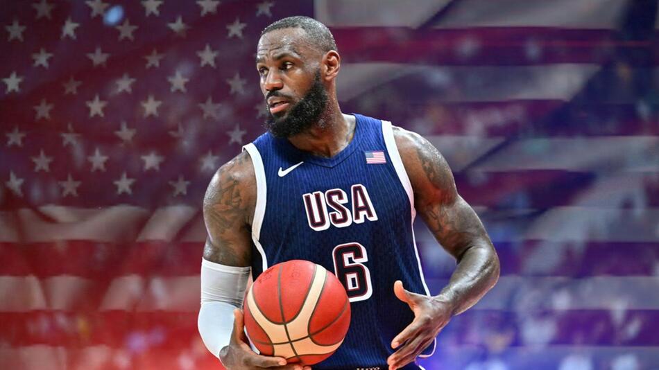 US-Basketballstar LeBron James strebt in Paris sein drittes Olympia-Gold an