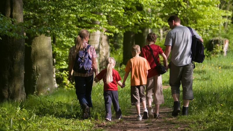 Familien-Wanderung