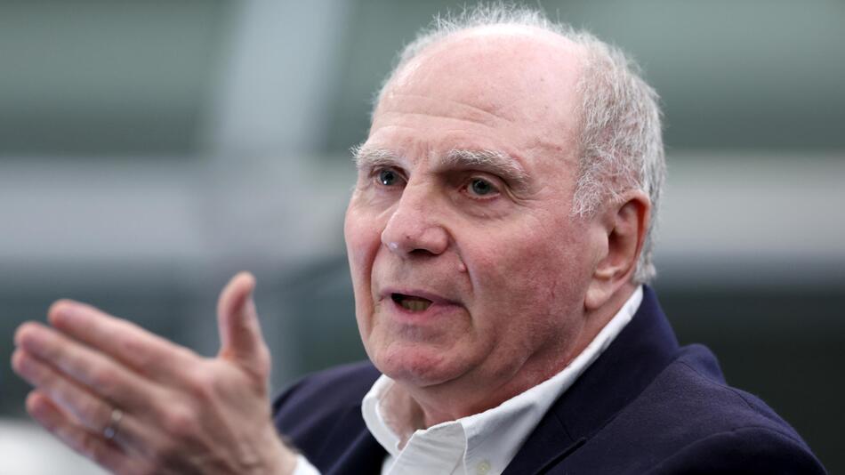 Uli Hoeneß während der MMM-Messe in München