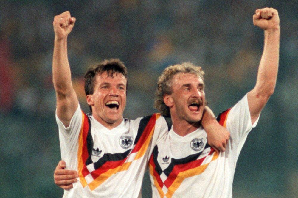 Fußball-WM 1990 - Lothar Matthäus und Rudi Völler