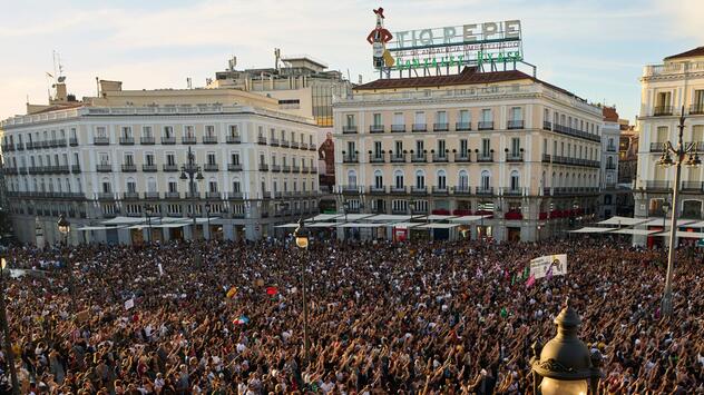 Protest in Madrid