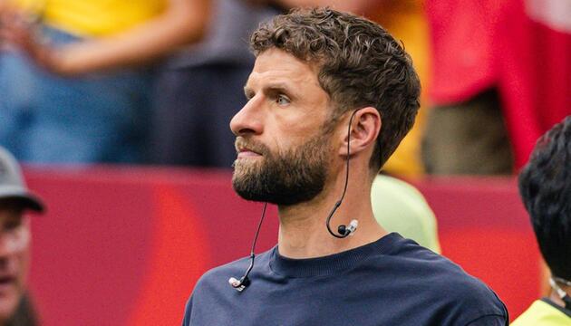 Thomas Müller in seiner Funktion als TV-Experte bei der Fußball-WM 2026.