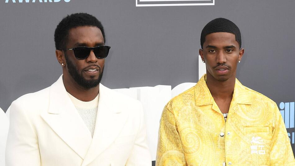 Sean Combs (l.) und sein Sohn Christian im Jahr 2022.