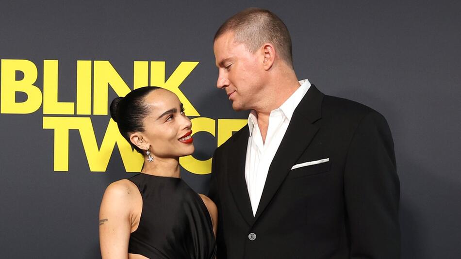 Zoë Kravitz und Channing Tatum verliebt bei der Premiere von "Blink Twice".