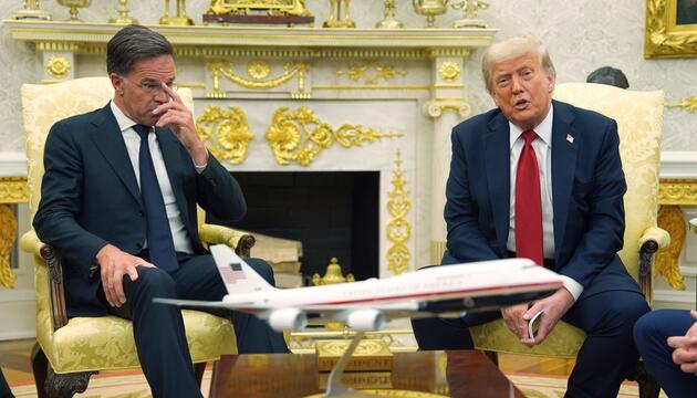 NATO-Generalsekretär Rutte bei US-Präsident Trump