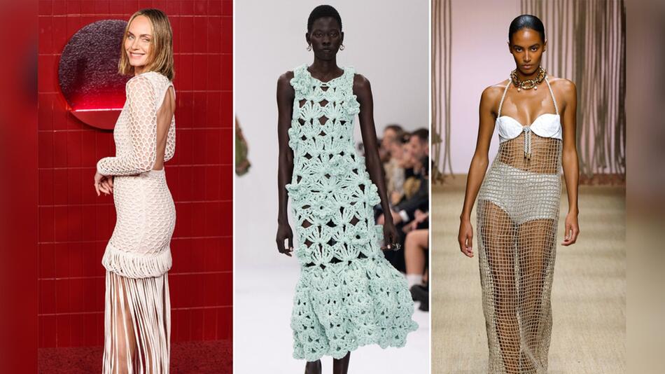 Häkelkleider sind diesen Sommer überall: Sowohl auf den Laufstegen der Top-Designer als auch auf ...