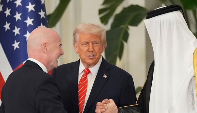 US-Präsident Trump und Gianni Infantino