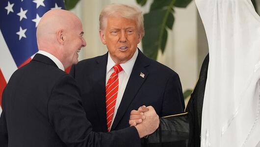 US-Präsident Trump und Gianni Infantino