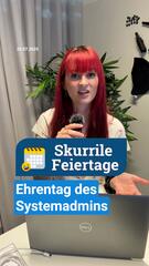 Skurrile Feiertage: Heute ist der Ehrentag des Systemadmins