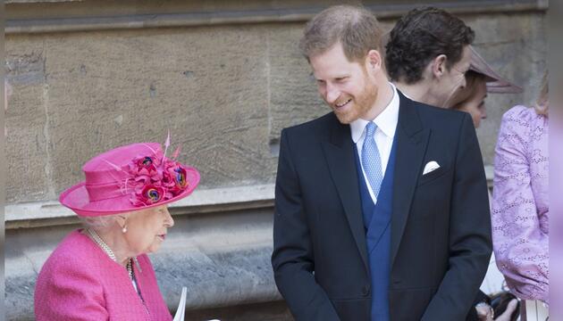 Prinz Harry und seine Großmutter, die 2022 verstorbene Queen Elizabeth II.