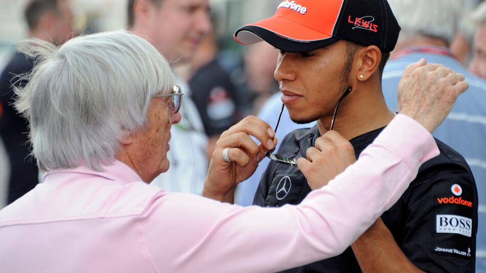 Hamilton und Ecclestone