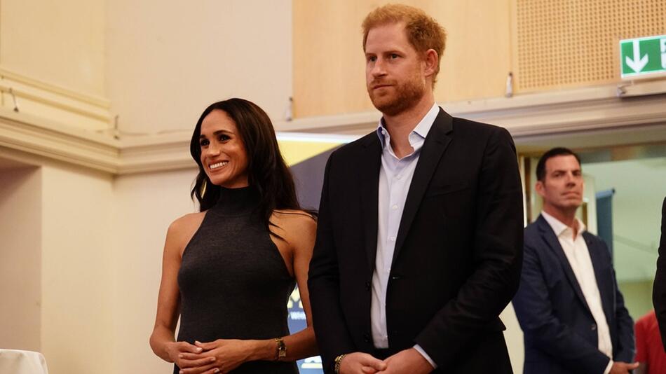 Prinz Harry und Herzogin Meghan haben zusammen gefeiert.