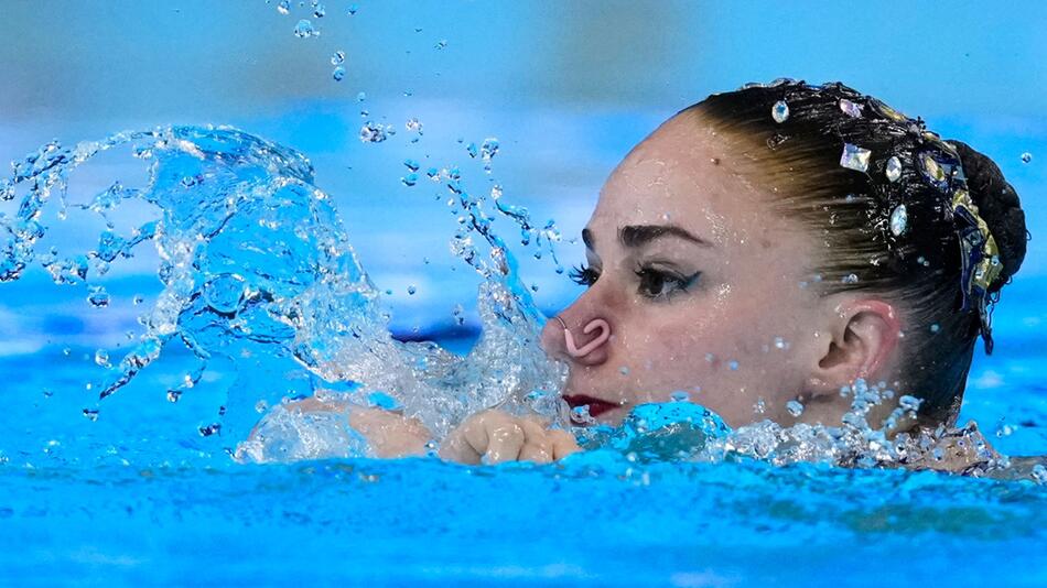 Schwimm-WM in Singapur - Synchronschwimmen
