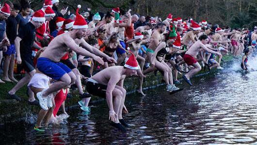 Weihnachtsbaden in Birmingham