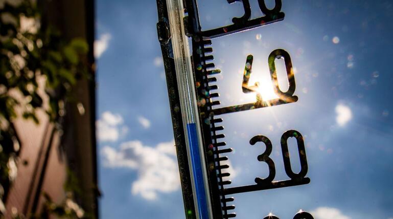 ++ ARCHIVBILD ++ Erstmals über 41 Grad gemessen