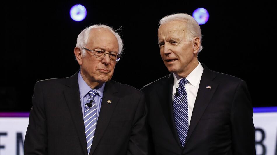 Wahlkampf in den USA - Sanders und Biden