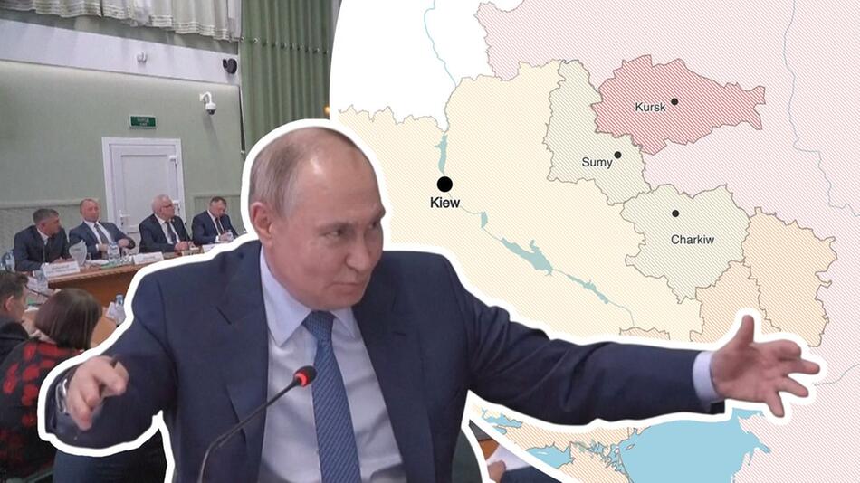 „Sumy sollte uns gehören“: Putin scherzt mit weiterer Besetzung in Ukraine