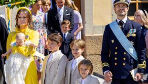 Prinz Carl Philip und Prinzessin Sofia mit ihren vier Kindern.