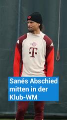 Sanés Abschied während der Klub-WM